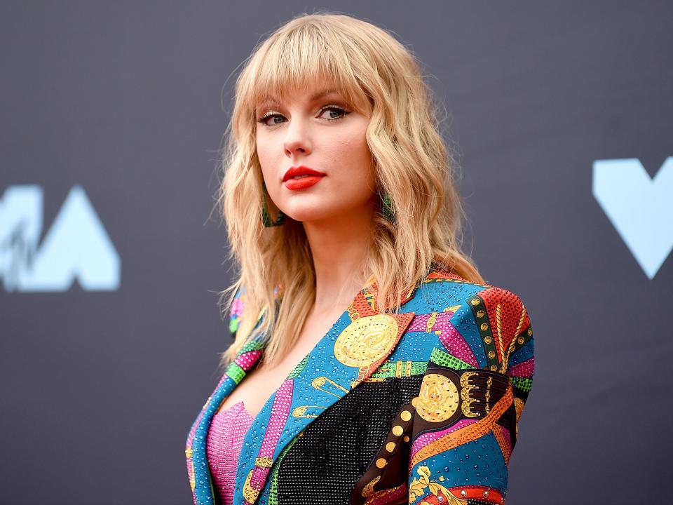 Taylor Swift attends the 2019 MTV Video Music Awards at Prudential Center on August 26, 2019 in Newark, New Jersey