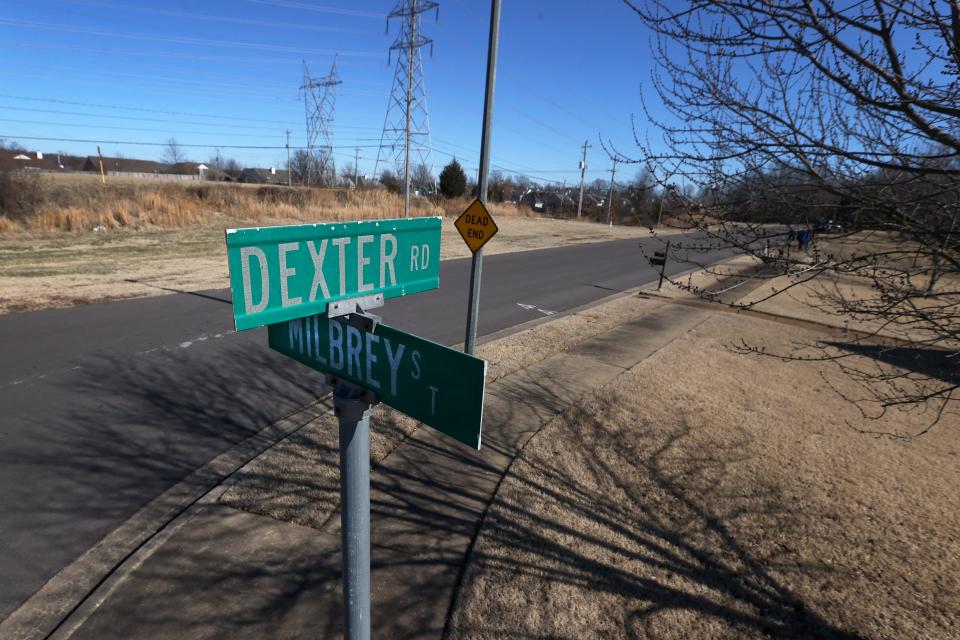 Dexter Road and Milbrey Street near where Tennessee Bureau of Investigation said a confrontation overnight Wednesday ended with suspect John Hunt, 20, being shot and killed after a pursuit and standoff with law enforcement in Cordova.