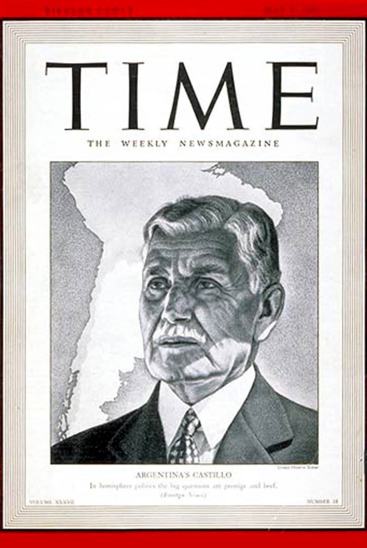 Los argentinos que fueron tapa de la revista Time. Ramón Castillo