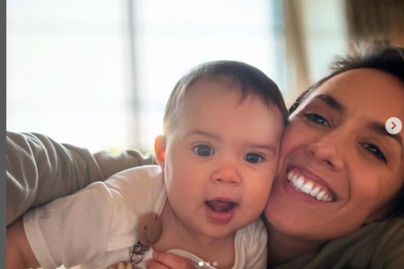 Janette Manrara with her daughter Lyra Rose