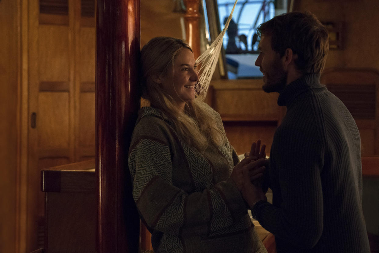 Shailene Woodley and Sam Claflin in "Adrift." (Photo: Courtesy of STXFilms)