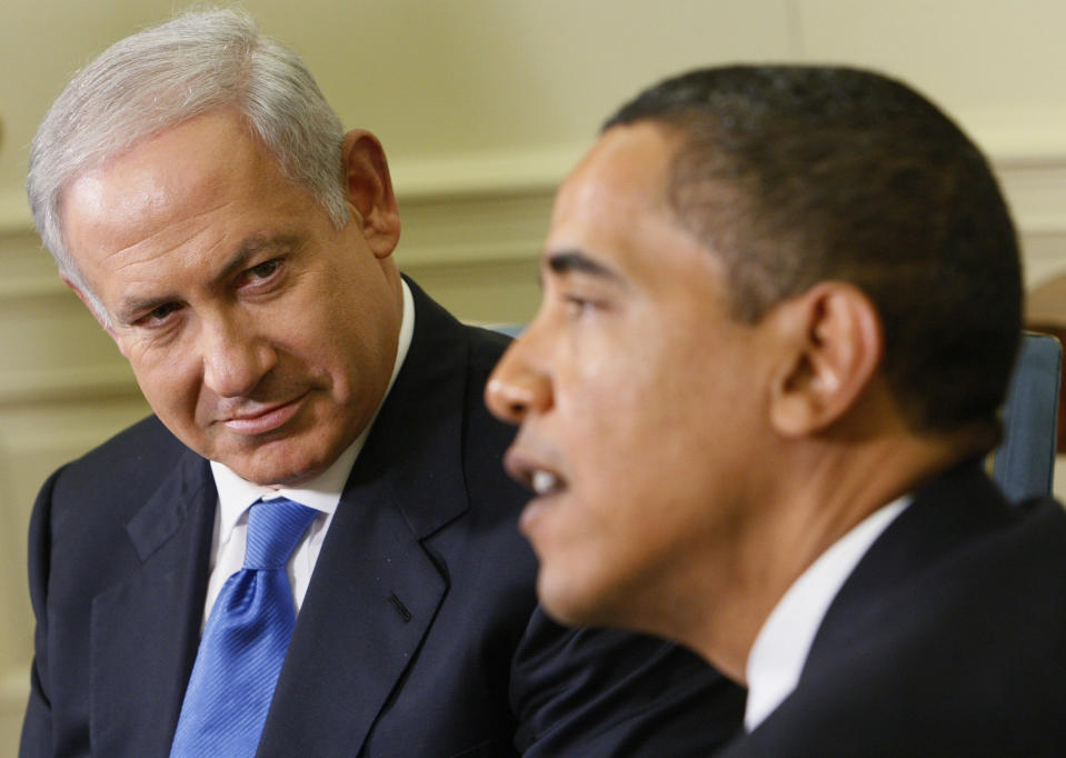 Image: Benjamin Netanyahu and Barack Obama (Charles Dharapak / AP file)