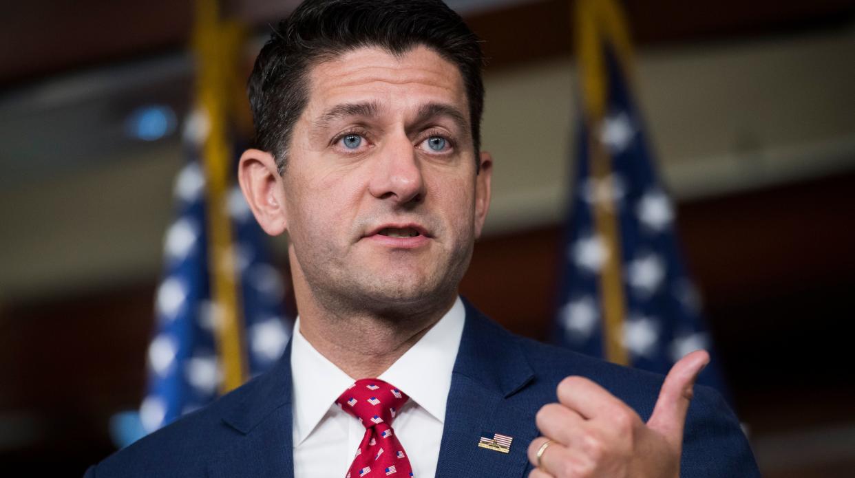 House Speaker Paul Ryan has called the War on Poverty a failure, but the Trump administration is now calling it a success. (Photo: Tom Williams/CQ Roll Call via Getty Images)