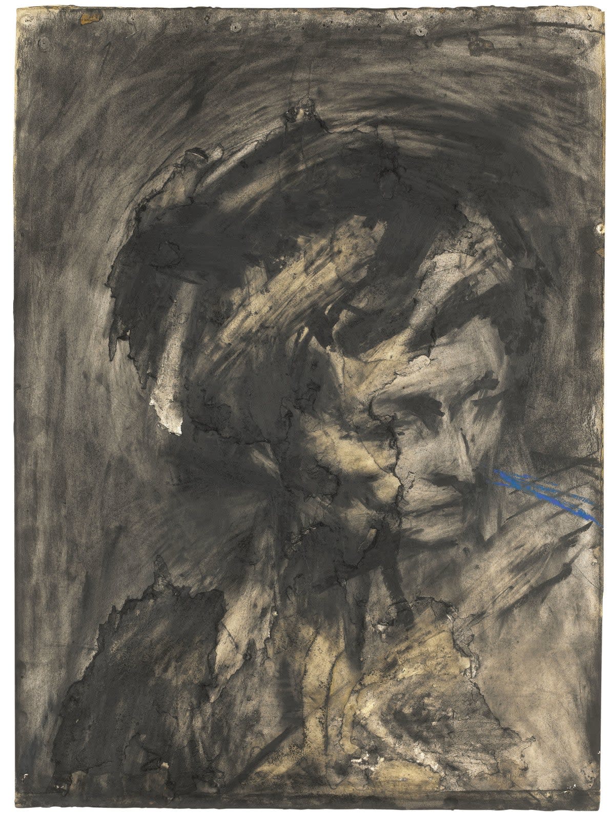 Frank Auerbach (b.1931), Head of Gerda Boehm, 1961 (The artist, courtesy of Frankie Rossi Art Projects, London)