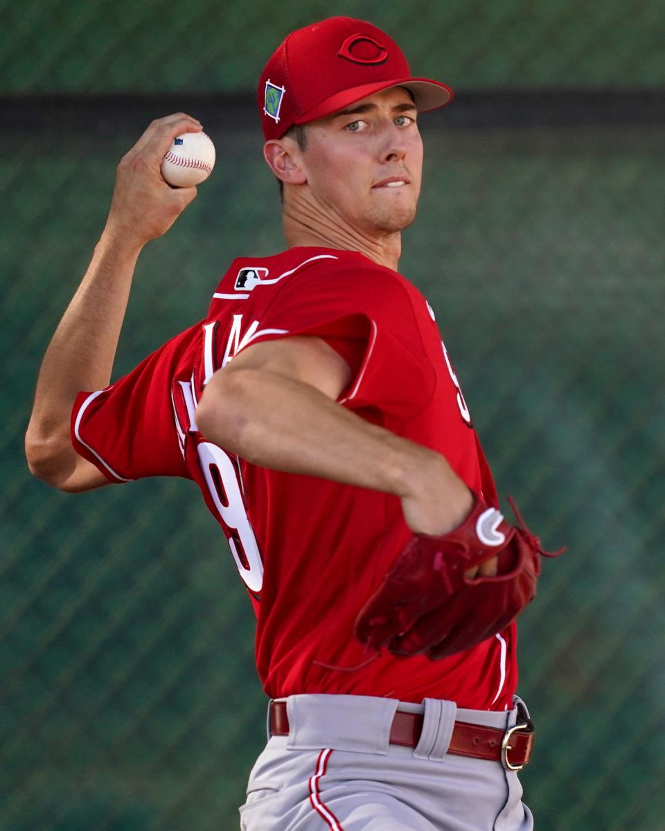 Cincinnati Reds pitcher Brandon Williamson (96) is expected to be a part of the next generation of Reds contenders.