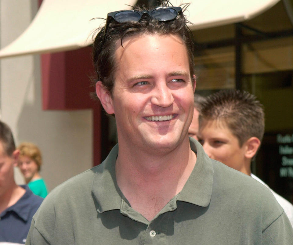 Matthew Perry at the world premiere of Disney's The Kid in June 2000