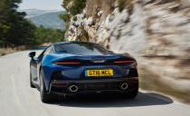 <p>McLaren is proud of the GT's smooth, largely uninterrupted bodywork. There are fewer obvious aerodynamic nibs and tabs and wings and vanes than there are on other McLarens.</p>