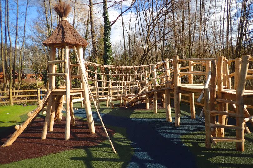 Wooden play structures