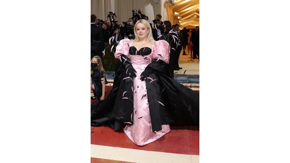 Nicola Coughlan attends The 2022 Met Gala Celebrating "In America: An Anthology of Fashion" at The Metropolitan Museum of Art on May 02, 2022 in New York City. (Photo by Mike Coppola/Getty Images)