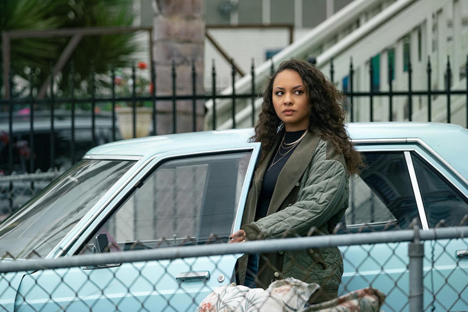 Jones as Ashley Rose on Starz’s Blindspotting.