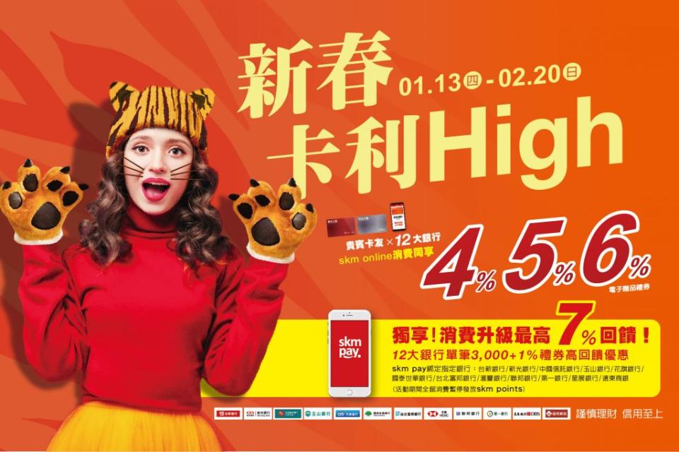 新光三越高雄左營店年終犒賞攻略，2022春節卡利HIGH 最高回饋13%。　（記者王正平攝）