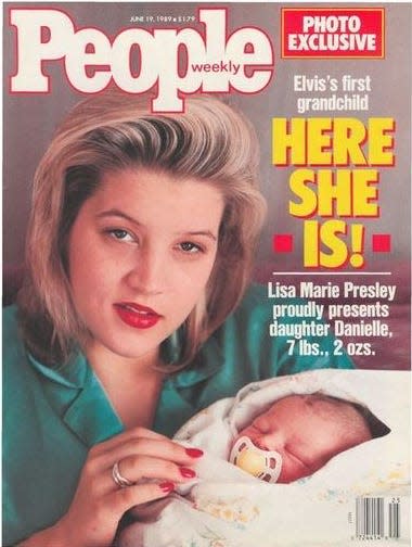 "Here she is!" Lisa Marie Presley on the cover of People Magazine in 1989.