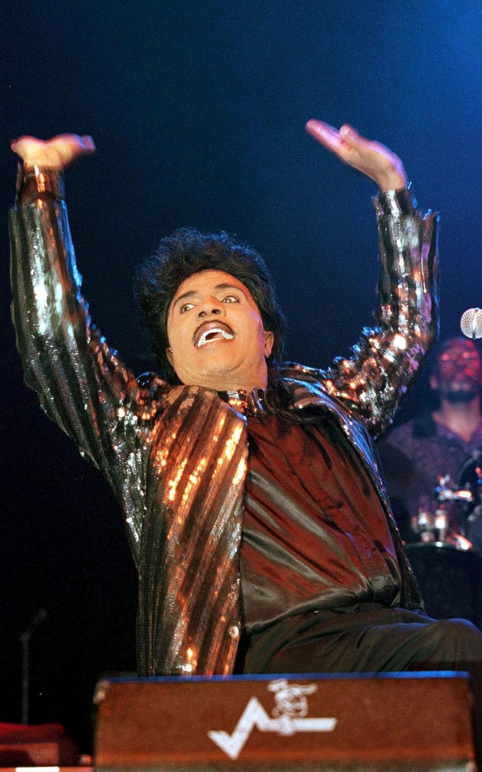 Little Richard in 2000: explosive piano playing - AP