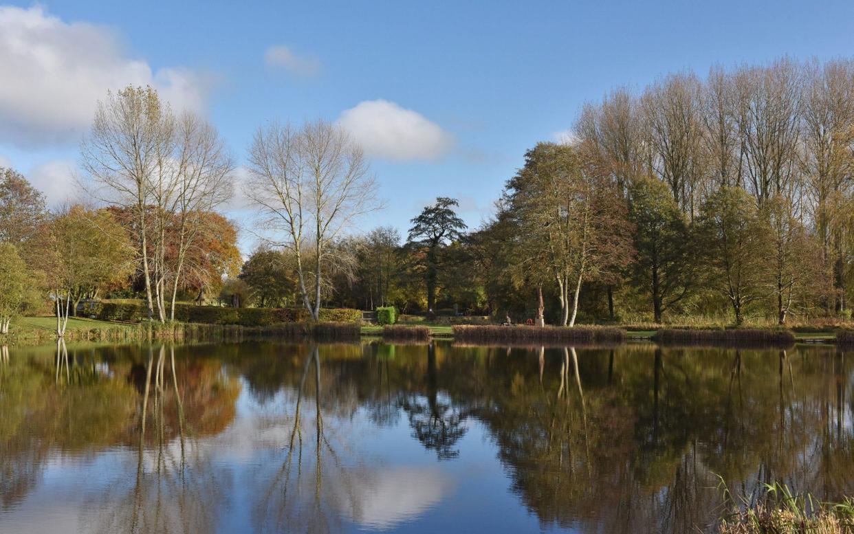 A scenic lake near the proposed incinerator development site - Solent News & Photo Agency