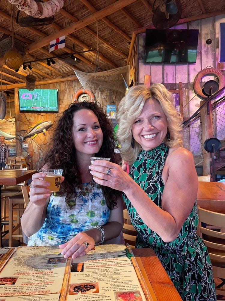 Tamara Durand, right, with her friend Tara Dall spent the last few days of Durand's life together.