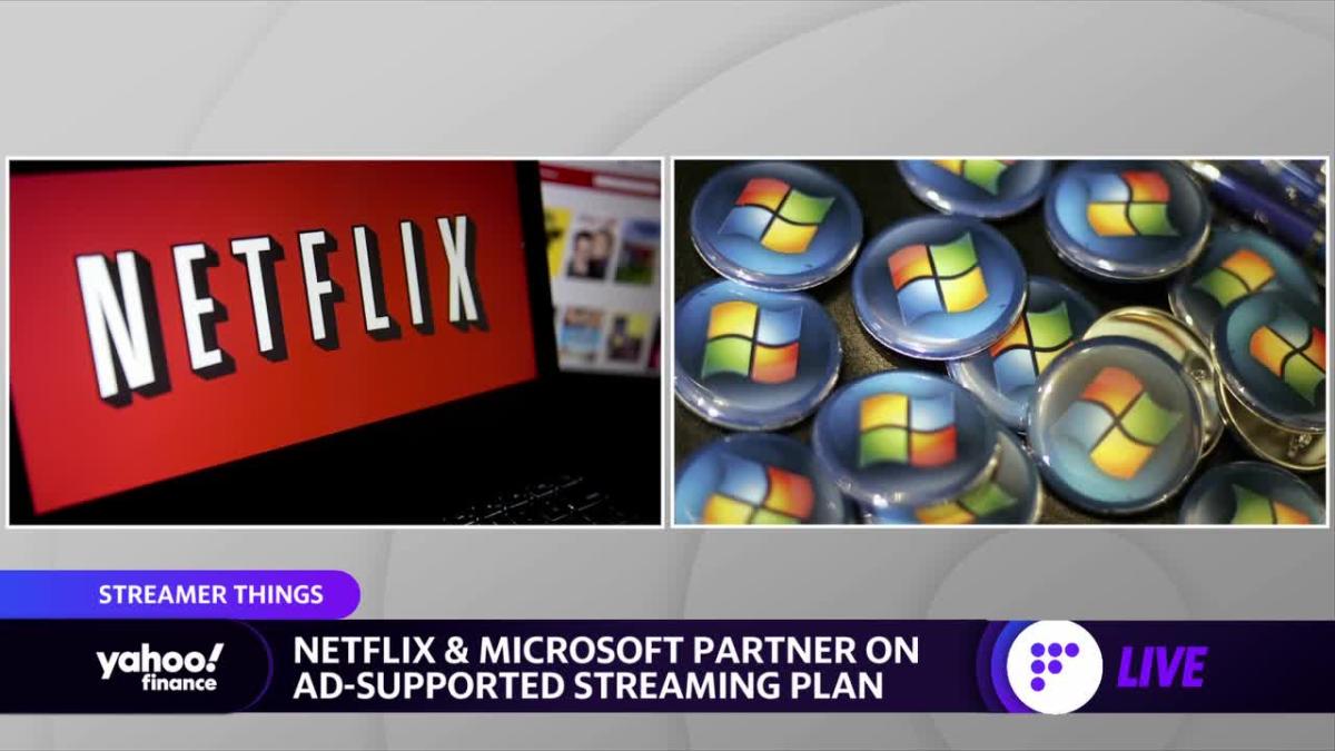 Netflix Partners With Microsoft On Ad Supported Streaming Plan