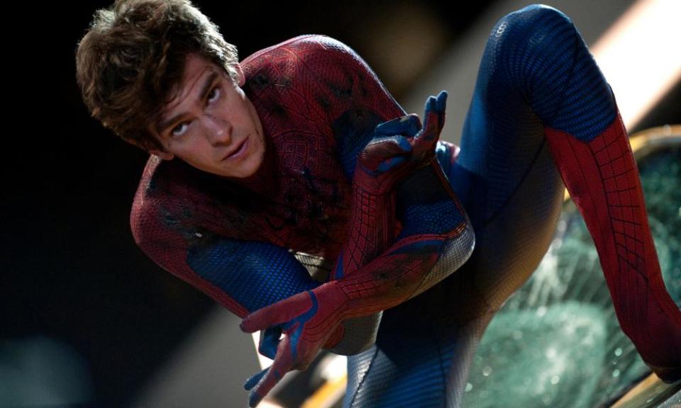 Andrew Garfield in The Amazing Spider-Man.