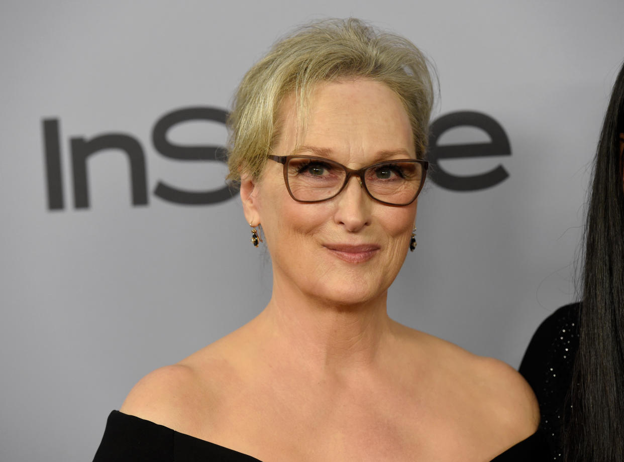 Meryl Streep musste bei den diesjährigen Golden Globes ihren Sitzplatz verteidigen. (Bild: AP Photo)