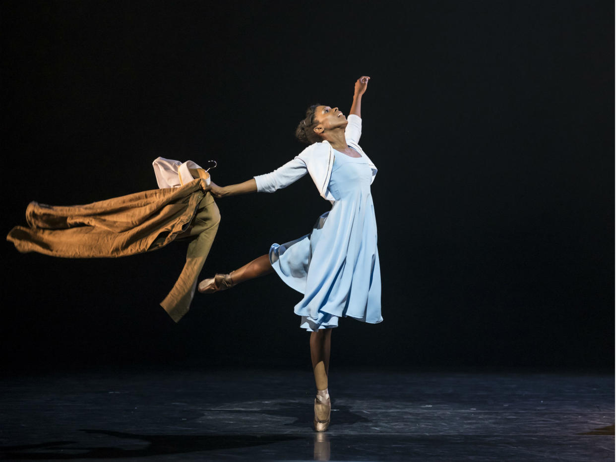 Cira Robinson performs with Ballet Black in Cathy Marston's 'The Suit' at the Barbican: Bill Cooper