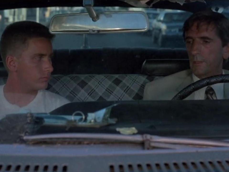 Emilio Estevez andHarry Dean Stanton in "Repo Man."