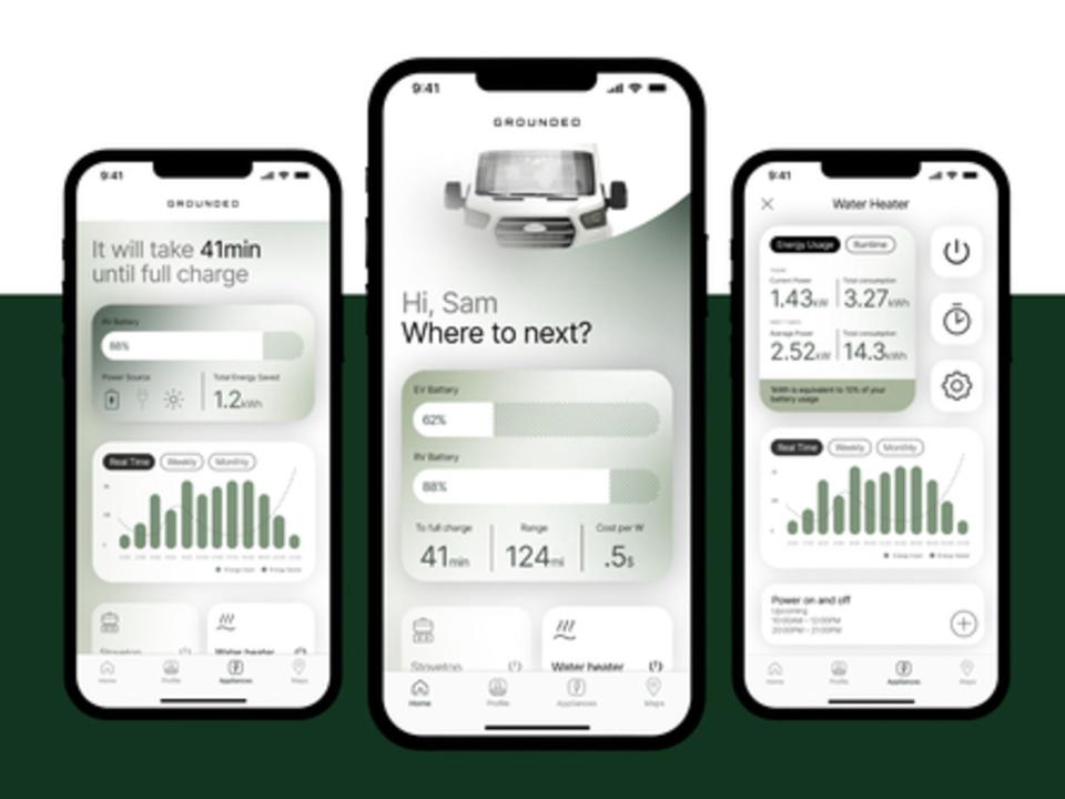 Grounded's camper van app