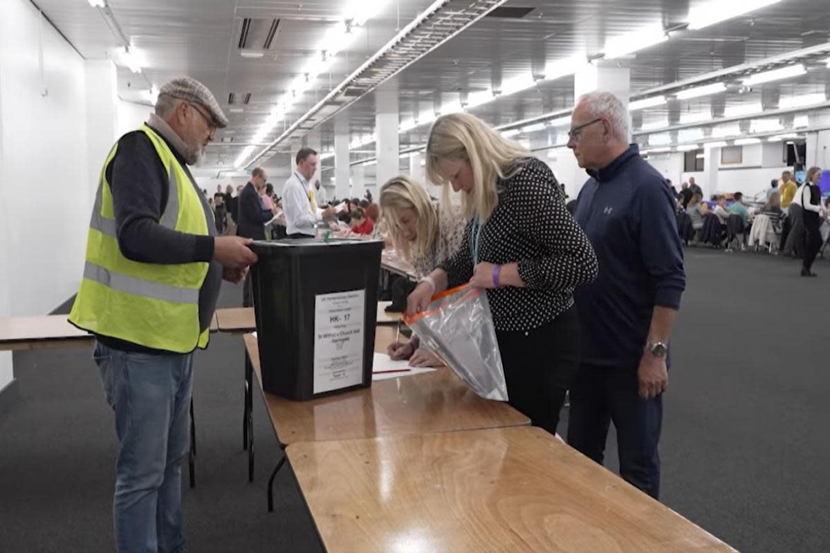 Counting underway in Harrogate <i>(Image: NYC)</i>