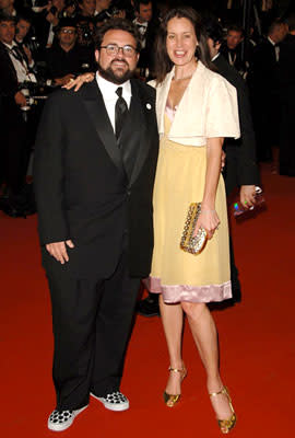 Kevin Smith and Jennifer Schwalbach at the 2006 Cannes Film Festival premiere of 20th Century Fox's X-Men: The Last Stand