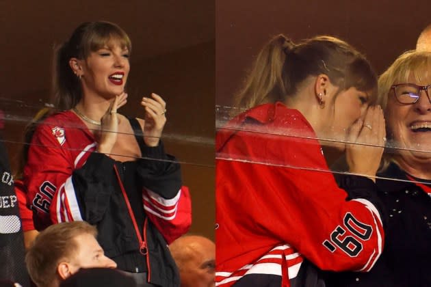 Taylor Swift Cheers on Travis Kelce at Kansas City Chiefs Game