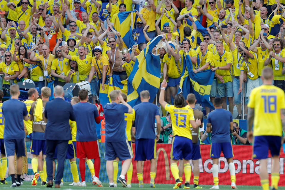 Schweden stand zuletzt 2006 im Achtelfinale einer WM. Damals gab es eine 0:2-Pleite gegen Deutschland