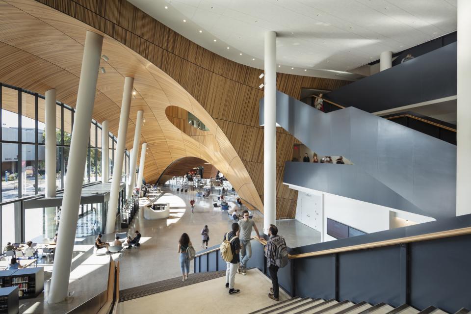 “Temple’s profile as an institution is rising nationally, and this building is a physical manifestation of that,” says the university’s dean of libraries, Joe Lucia. “But I think it’s really exciting to hear the students talk about how we built this library for them.”