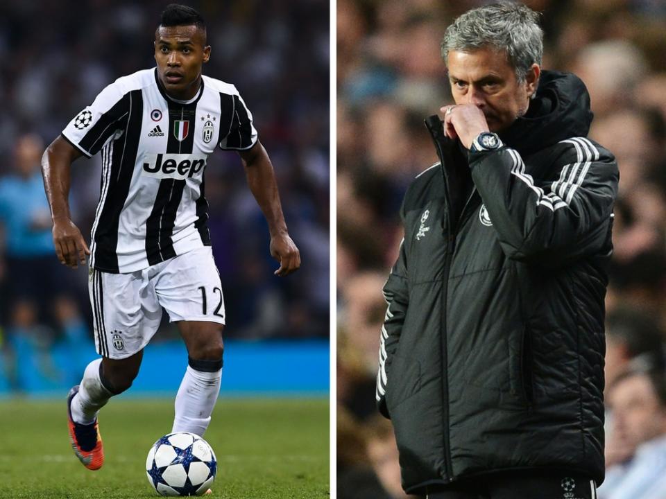 Alex Sandro and Mourinho both have reasons to be angry it seems