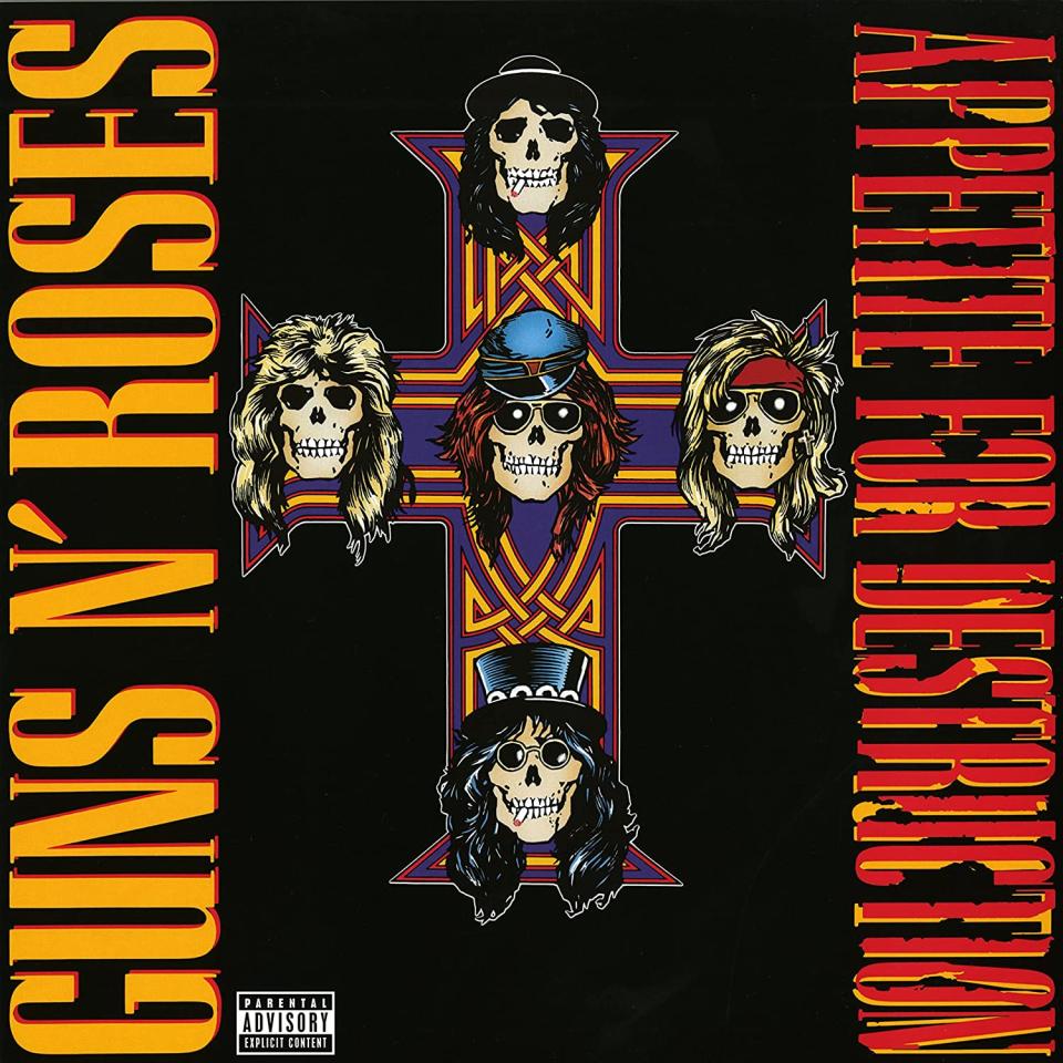 Guns N' Roses Appetite for Destruction album cover