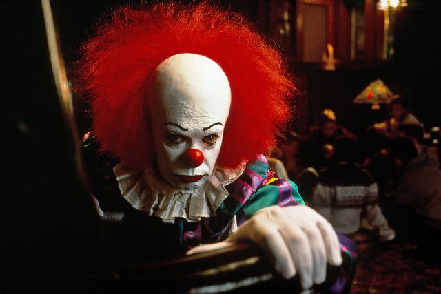 <p>Warner Bros./Courtesy Everett Collection</p> Tim Curry as Pennywise the Clown in 1990's 'It'