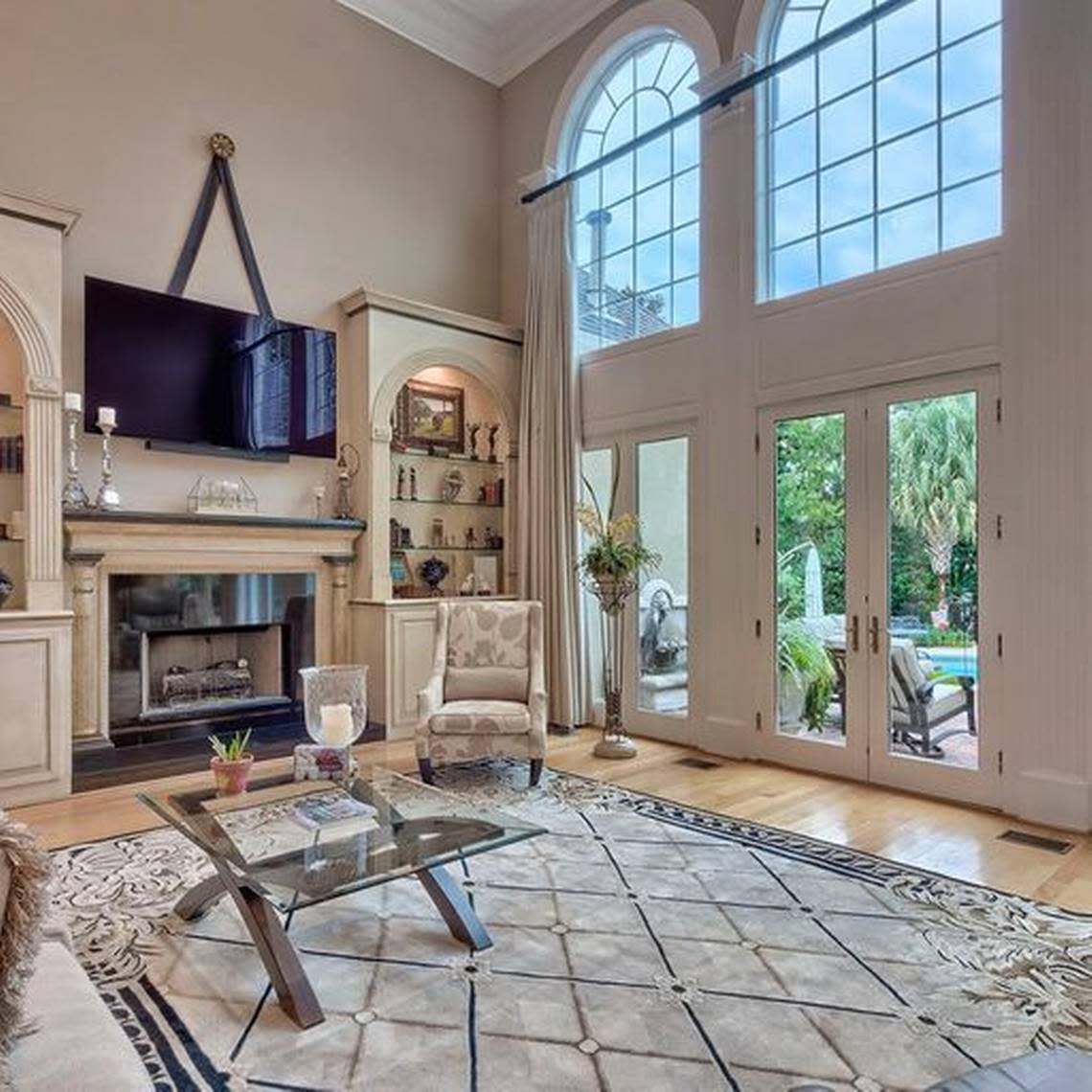 A view of the main room inside a $1.3 million luxury home for sale in Columbia.