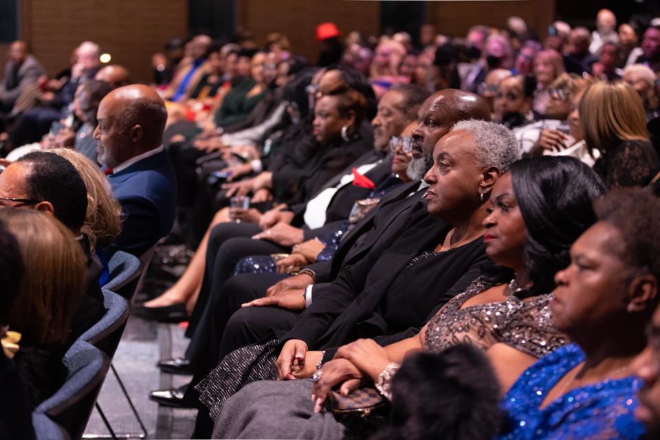 Fans and supporters of Dr. Bobby Jones in attendance to honor the unveiling of his new exhibition at the National Museum of African-American Music.