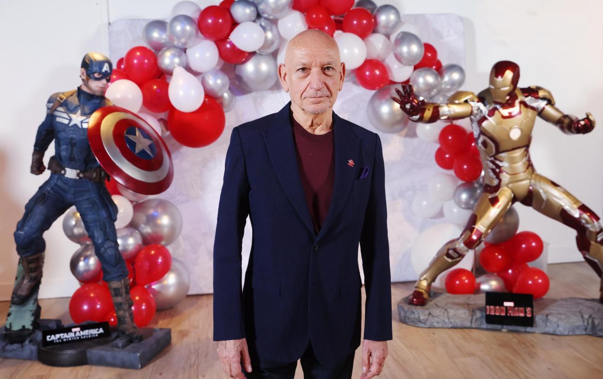 Sir Ben Kingsley attends a celebration event with aspiring young product designers for the launch of the Marvel and The Prince's Trust Collection - Joe Pepler/PinPep