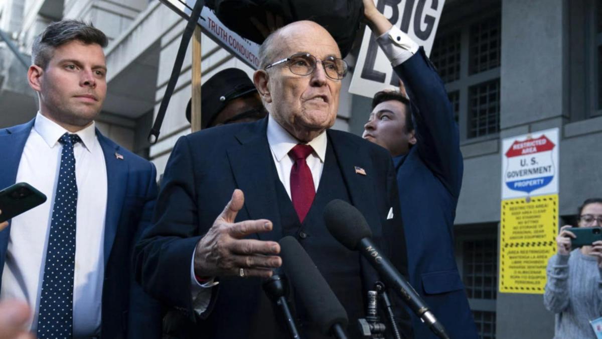 Rudy Giuliani files for bankruptcy after losing defamation suit