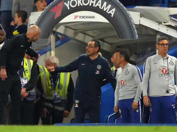 Chelsea vs Burnley: FA reviewing claims Maurizio Sarri was verbally abused by Clarets staff