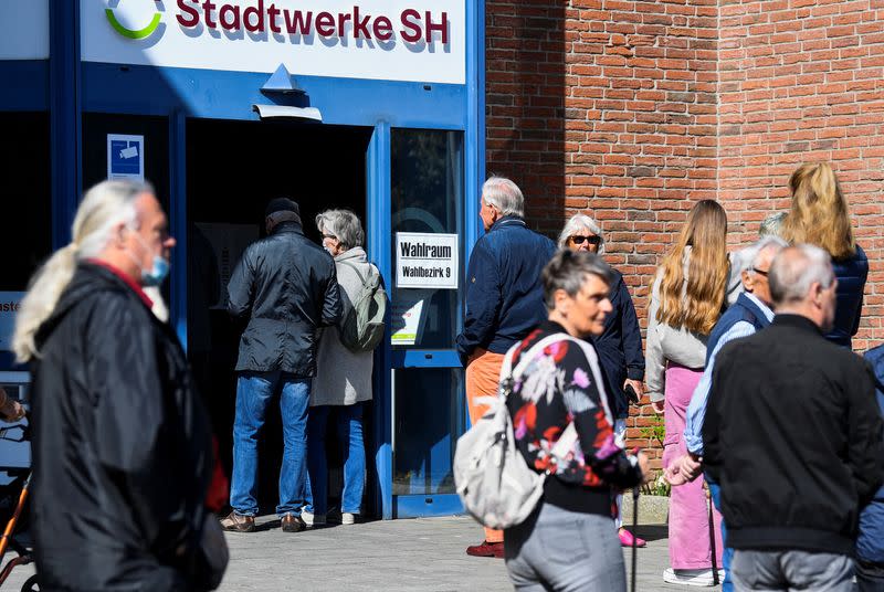 Schleswig-Holstein state elections, in Eckernfoerde