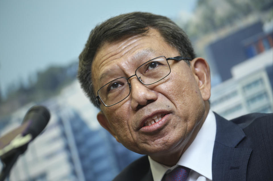 Vice-Chancellor and President Designate, Professor Rocky Tuan Sung-chi at a press conference at the Chinese University of Hong Kong in Sha Tin. 25JUL17 SCMP / K. Y. Cheng (Photo by K. Y. Cheng/South China Morning Post via Getty Images)