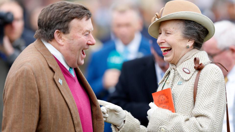 Princess Anne laughing