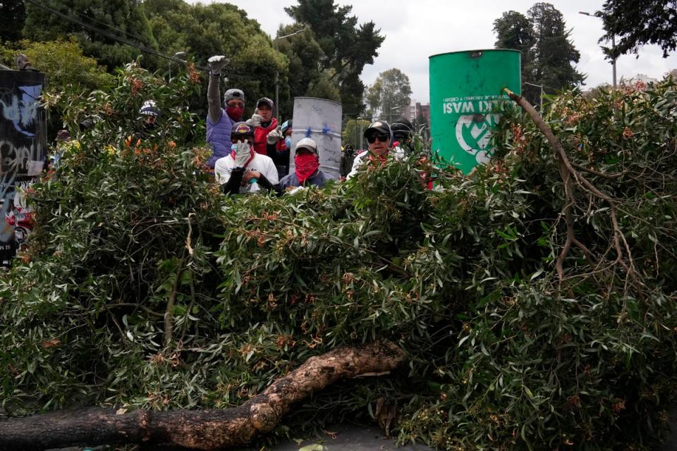 ECUADOR-PROTESTAS PARLAMENTO (AP)