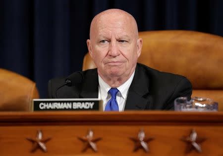 Chairman of the House Ways and Means Committee Kevin Brady (R-TX) sits during the markup of the American Health Care Act, the Republican replacement to Obamacare, on Capitol Hill in Washington, U.S., March 8, 2017. REUTERS/Joshua Roberts