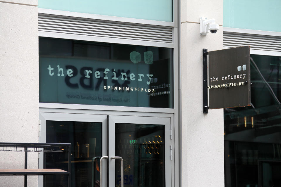 The Refinery at Spinningfields in Manchester