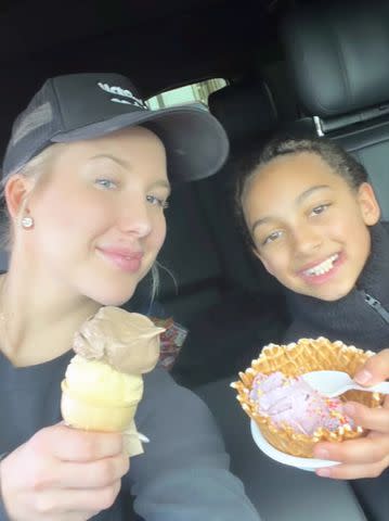 <p>Savannah Chrisley/Instagram</p> Savannah Chrisley and niece Chloe pose with ice cream