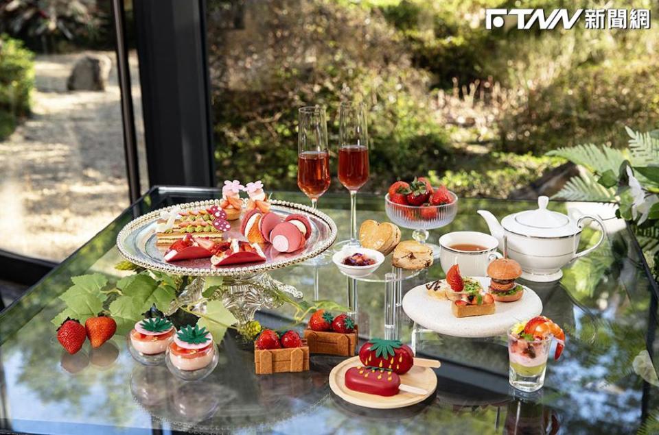 打造少女感萌系甜點　「莓好繽菓」台北萬豪酒店夢幻草莓季開跑