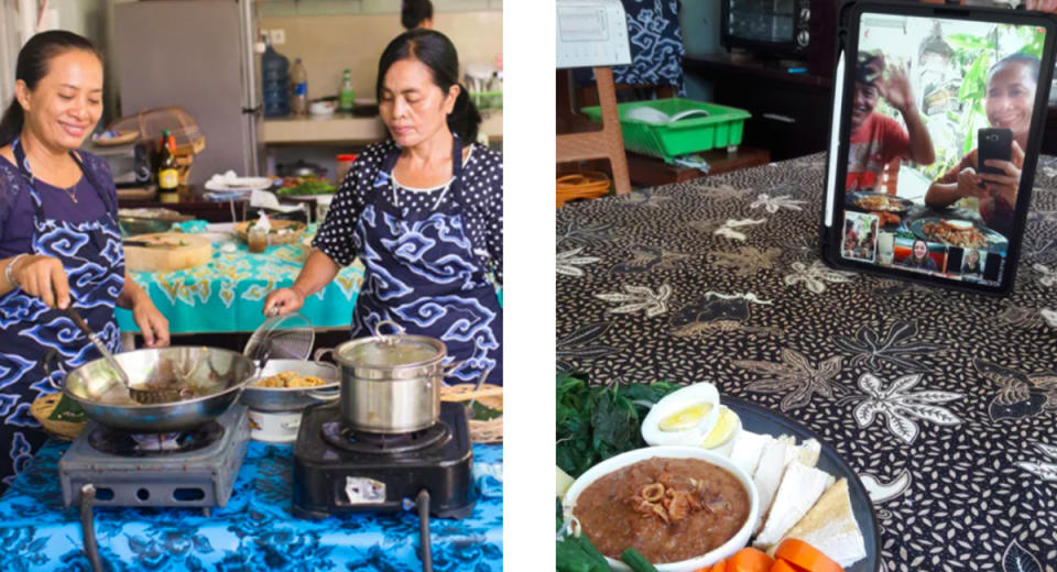 Learn to make Balinese cuisine from your kitchen. (Photo: Airbnb)