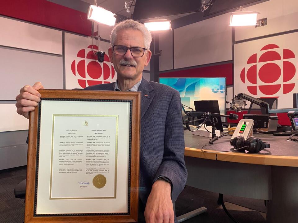 Ottawa Mayor Mark Sutcliffe declared May 31, 2024 to be 'Laurence Wall Day' in Ottawa.