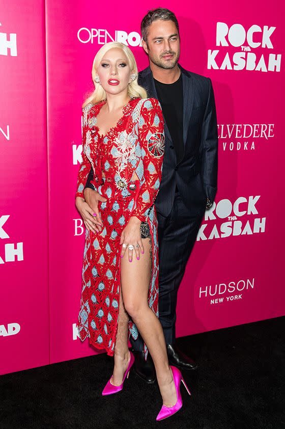 Lady Gaga and Taylor Kinney. Photo: Getty Images.
