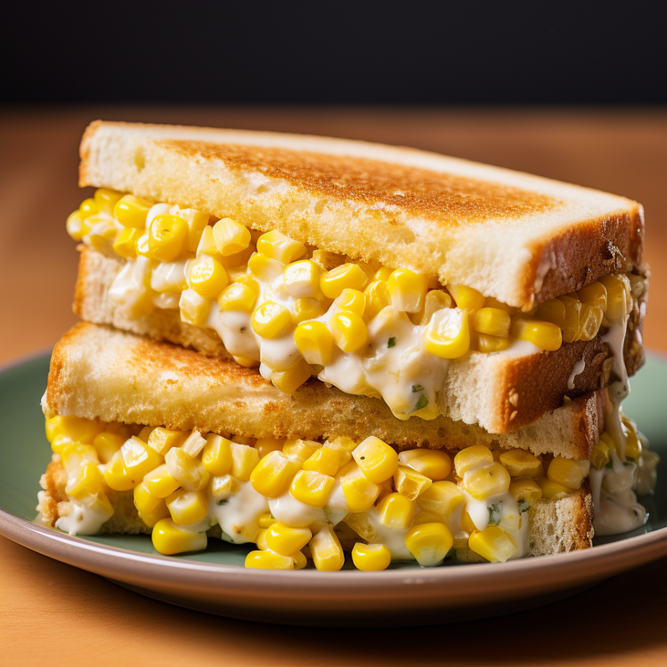 corn chowder sandwhich